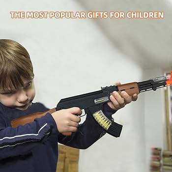gunshi☆I、 G GONHER Toys AK-47 Style 8 Shot Cap Gun Assault Rifle – Black